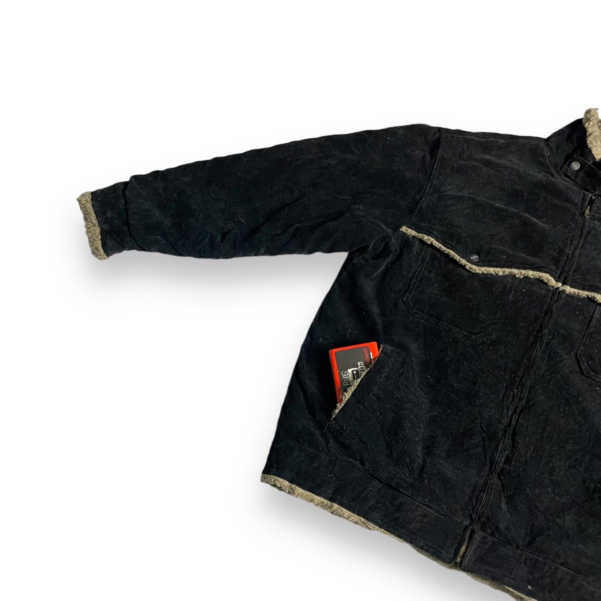 If Six Was Nine 🇯🇵 PROJECT SRS CORDUROY LINED FUR / SHERPA FULL ZIP JACKET Size US S / EU 44-46 / 1 - 4 Thumbnail