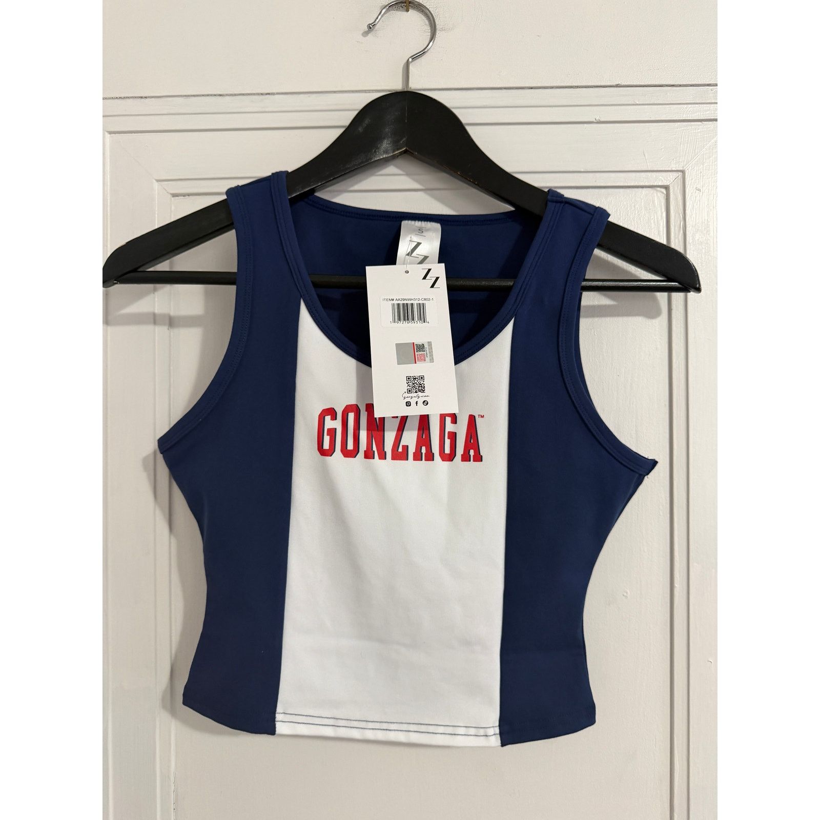 NCAA NWT Gonzaga Bulldogs Cropped Tank Top Size S Size S / US 4 / IT 40 - 3 Thumbnail