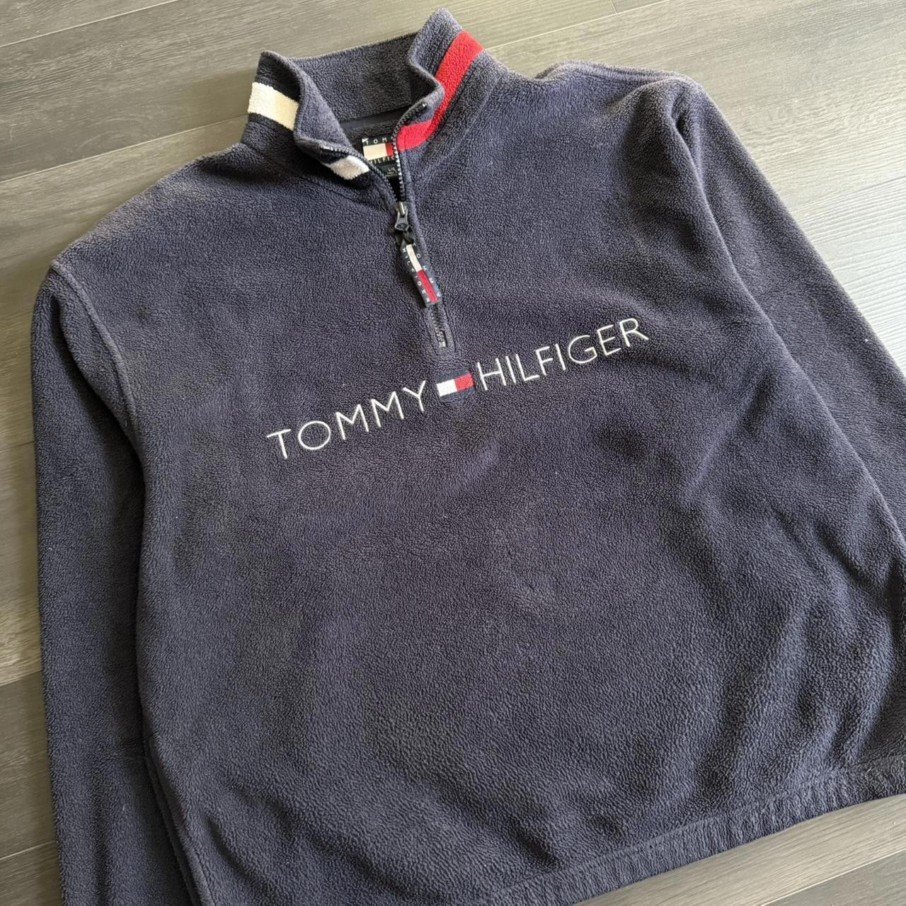 Tommy Hilfiger Vintage 90s Tommy Hilfiger Fleece Size US L / EU 52-54 / 3 - 1 Thumbnail