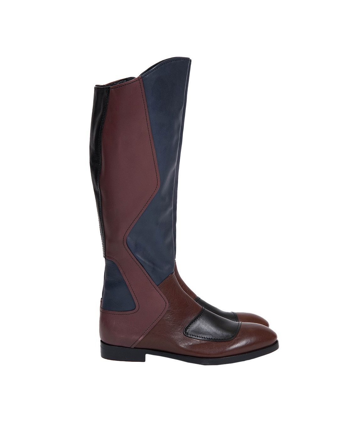 Miu Miu Miu Miu 2008 Patchwork Knee Boots Size US 8 / IT 38 - 5 Thumbnail