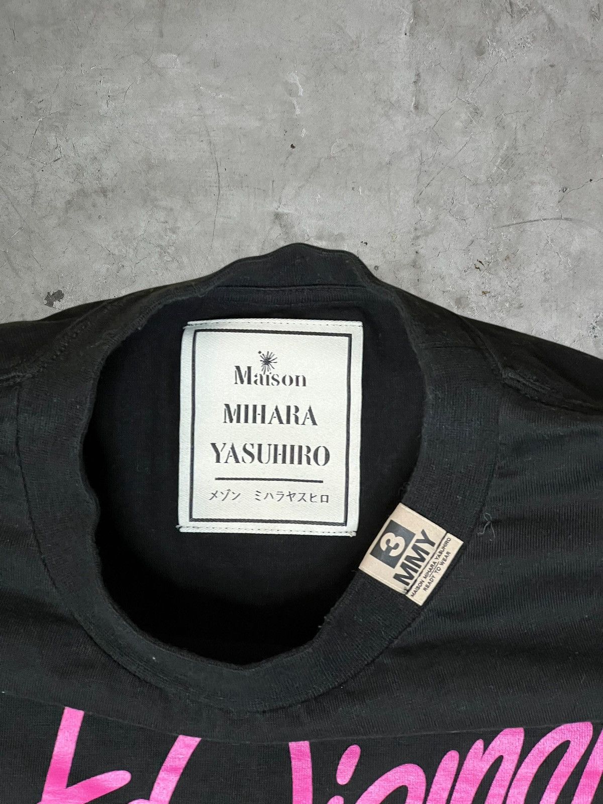 Maison MIHARA YASUHIRO Maison Miharayasuhiro Layered Logo Tee Size US M / EU 48-50 / 2 - 7 Thumbnail