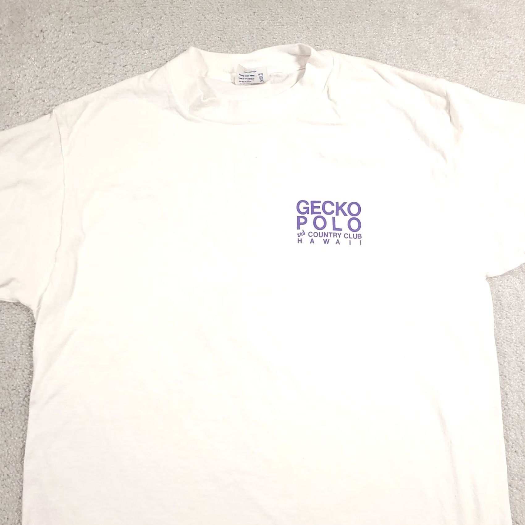 Vintage Vtg Single Stitch Gecko Polo and Country Club Maui T-Shirt Mens Large Sof Tee Size US L / EU 52-54 / 3 - 3 Thumbnail