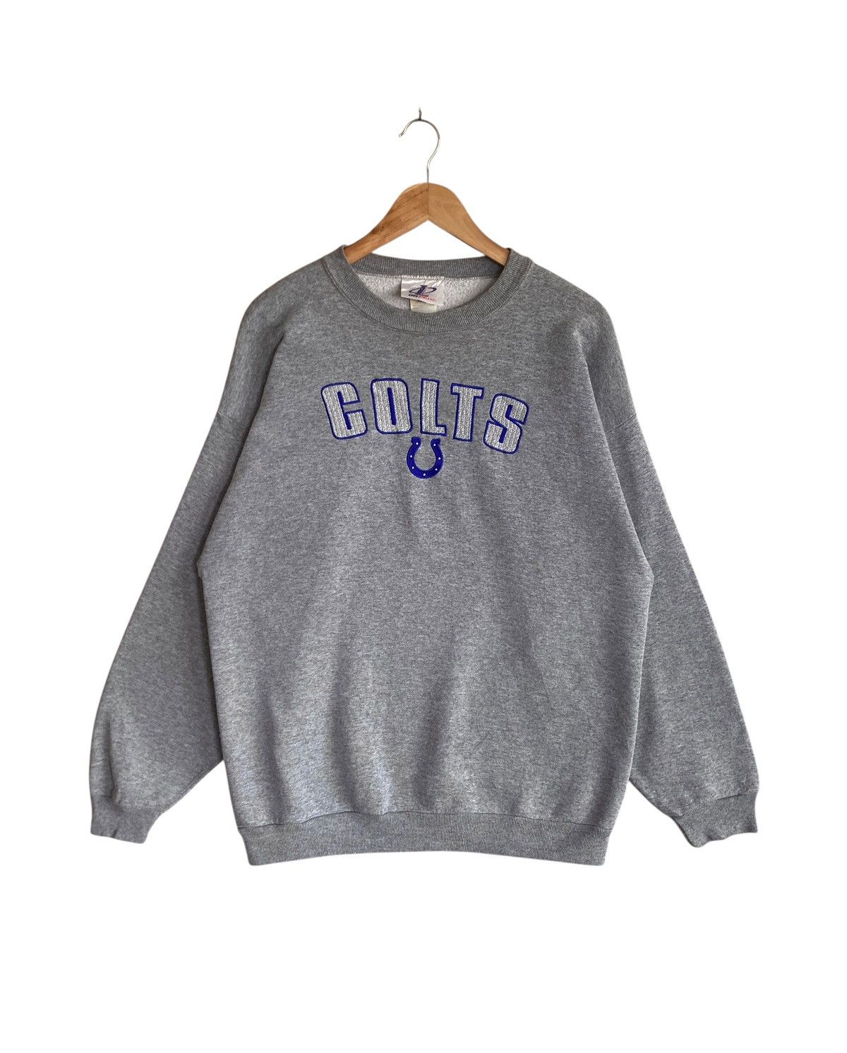 Vintage Vintage NFL Team Colts Sweatshirt 1990s Size US XL / EU 56 / 4 - 1 Thumbnail