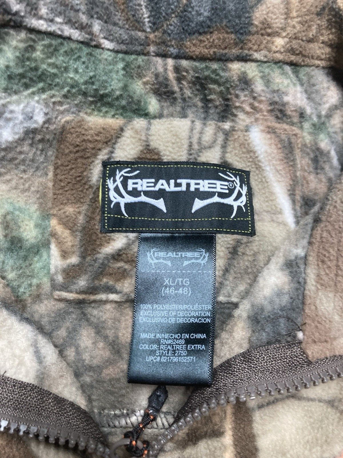 Vintage Vtg realtree camo fleece jacket soft camouflage hunting XL Size US XL / EU 56 / 4 - 4 Thumbnail