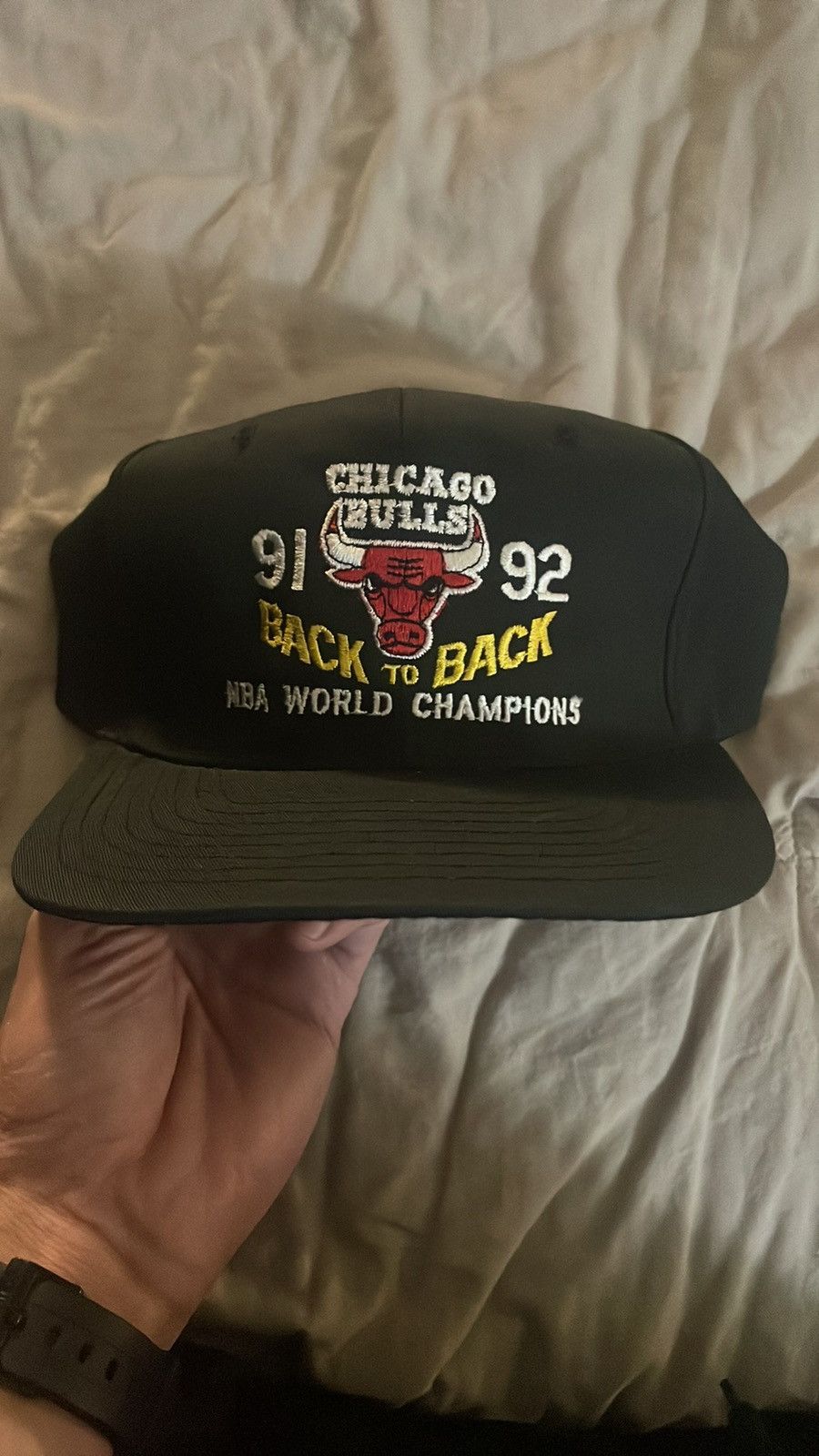 Jordan Brand × NBA × Vintage Vintage 1991-92 Bulls Back To Back Hat Size ONE SIZE - 1 Thumbnail