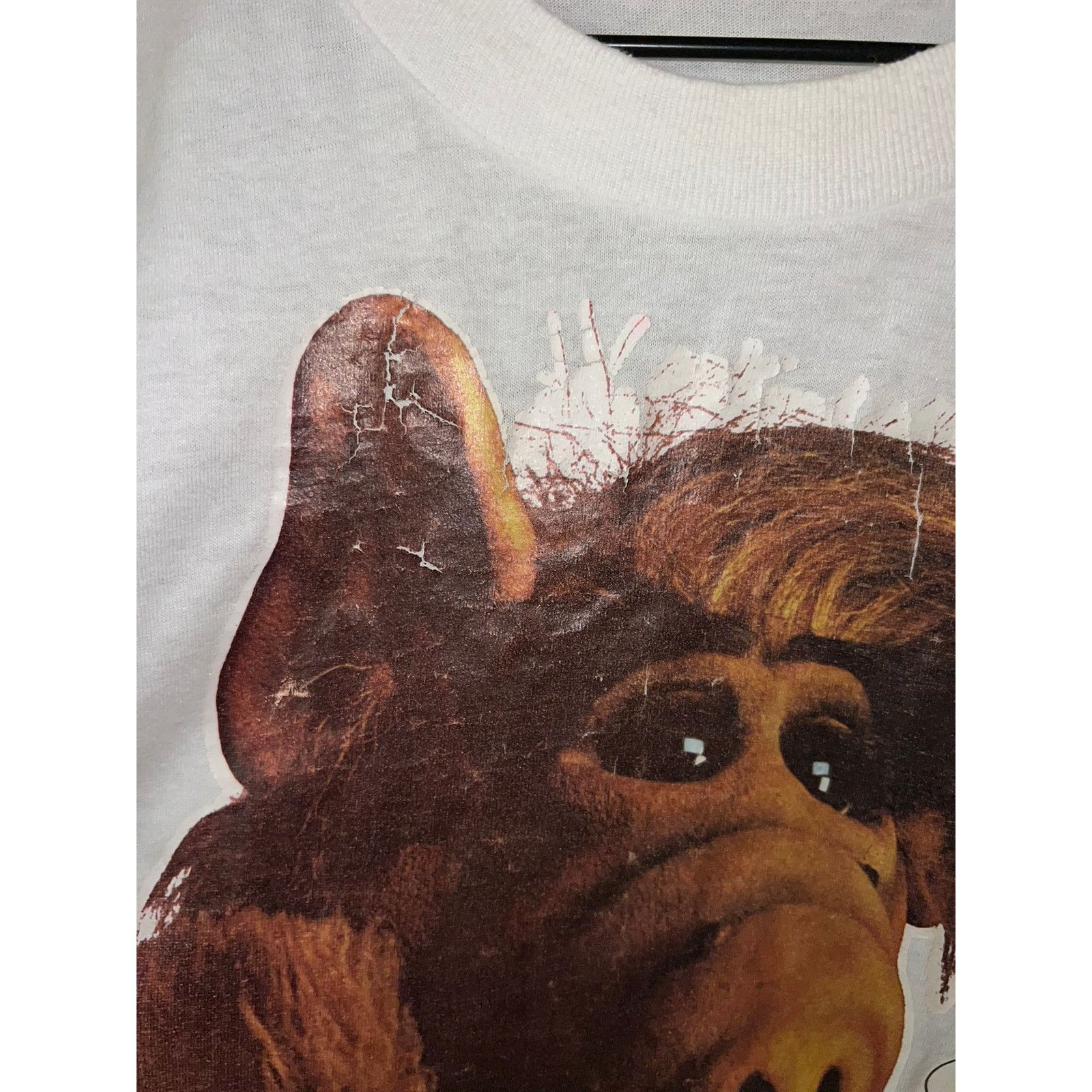 Other 1980s Vintage Alf No Problem TV Series White Shirt VTG 80s L Size US L / EU 52-54 / 3 - 4 Thumbnail