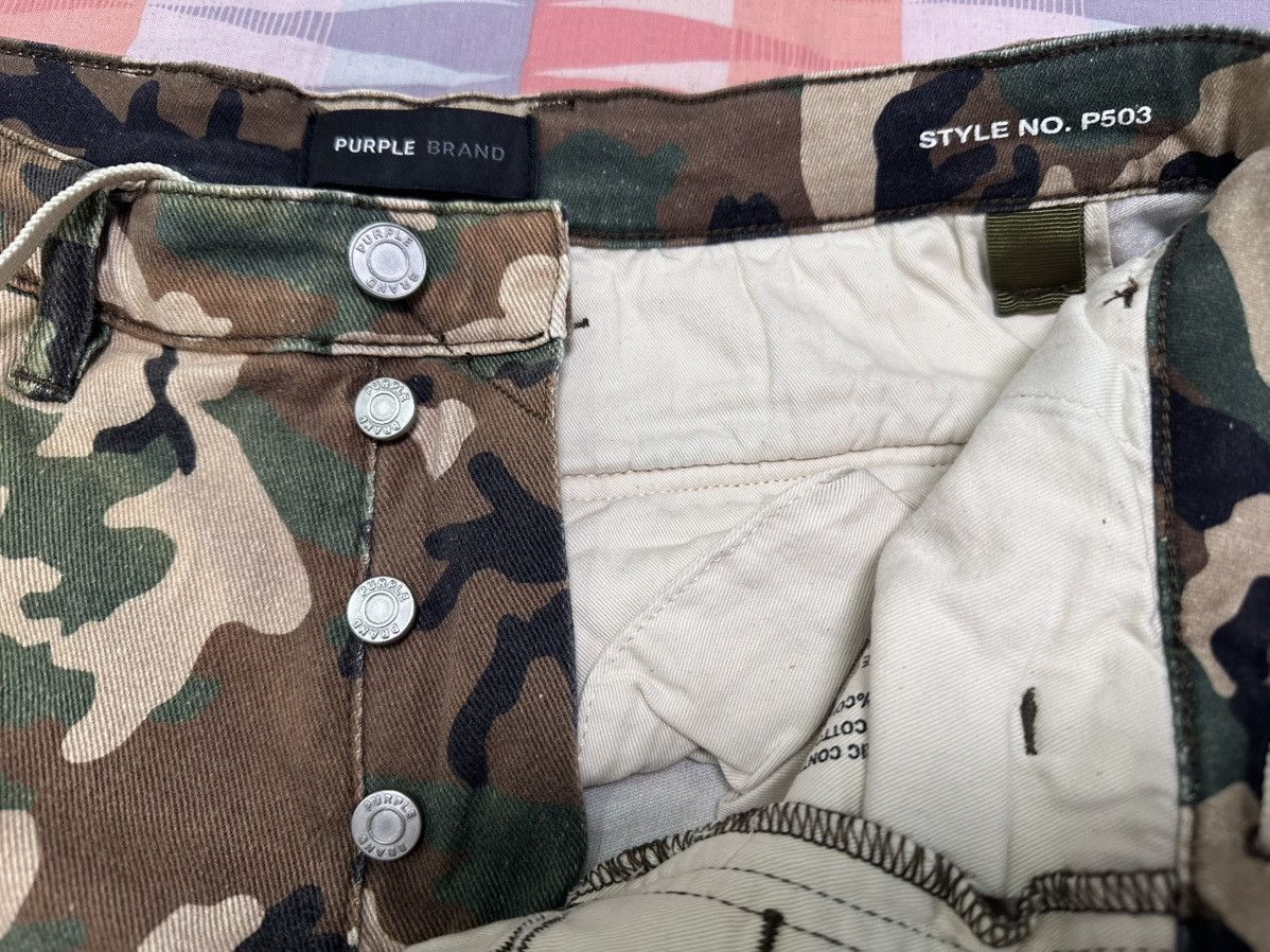 Purple Brand Purple Brand Camo Twill Cargo Pants Size US 32 / EU 48 - 4 Thumbnail