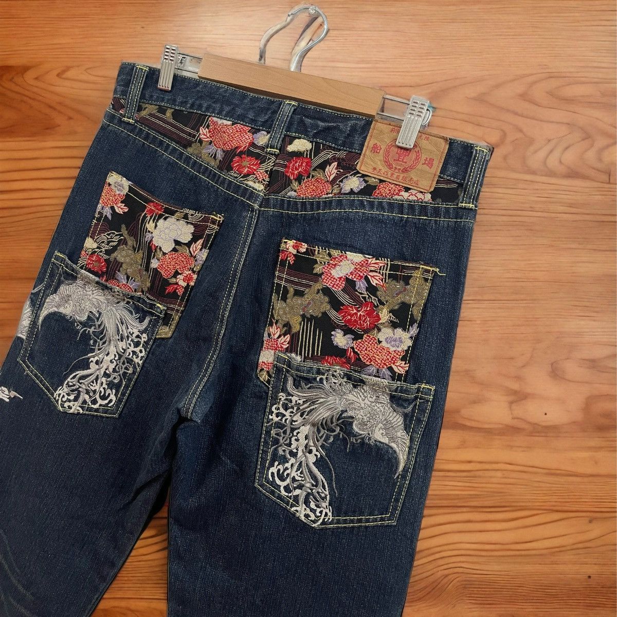 Japanese Brand × Vintage Vintage Japanese Brand Buden Embroidery Denim Jeans Size US 33 - 4 Thumbnail