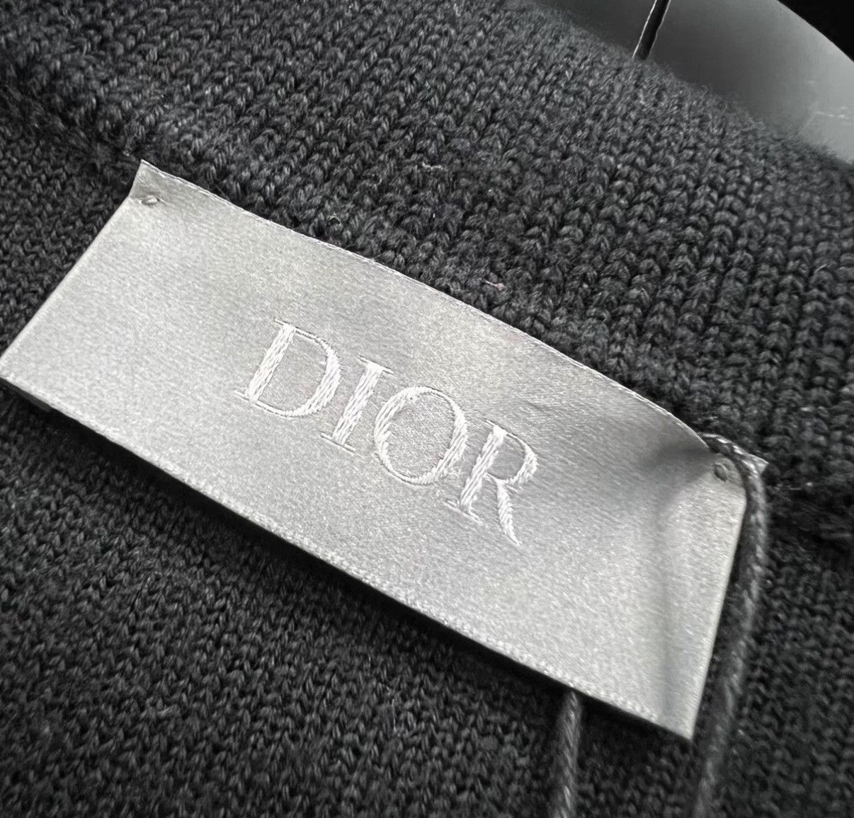 Dior Dior Black Printed Logo Knit Hoodie J41 Size US M / EU 48-50 / 2 - 4 Thumbnail