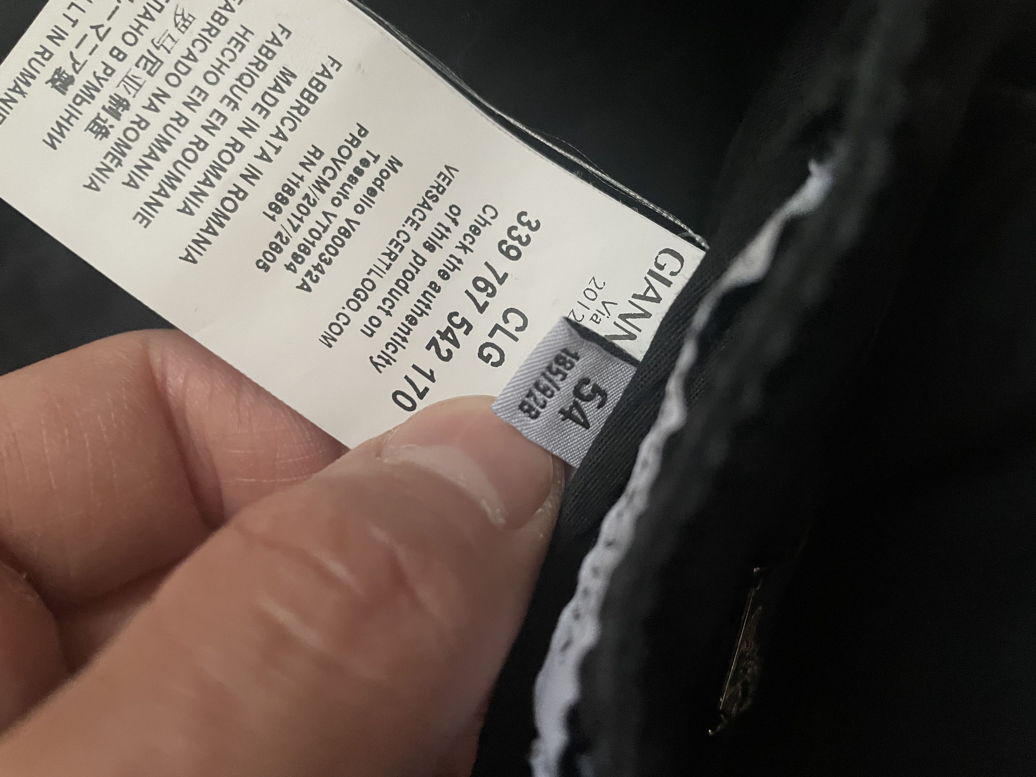 Versace GIANNI VERSACE COLLECTION BLACK LIGHT CHINO PANTS Size US 36 / EU 52 - 5 Thumbnail