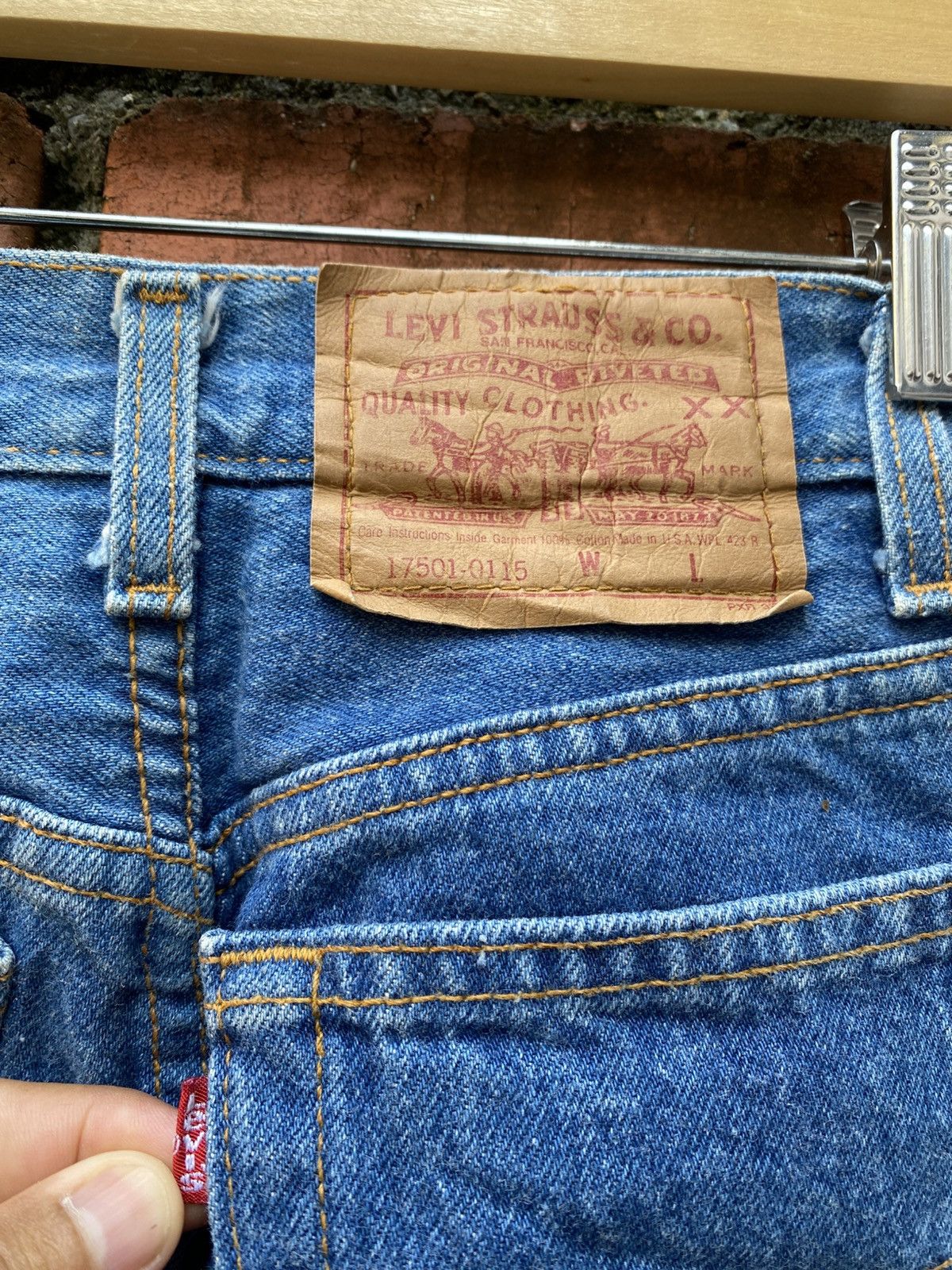 Levi's Vintage Clothing W25x31 Vintage levi's 501 student made in USA Size 25" / US 0 / IT 36 - 4 Thumbnail