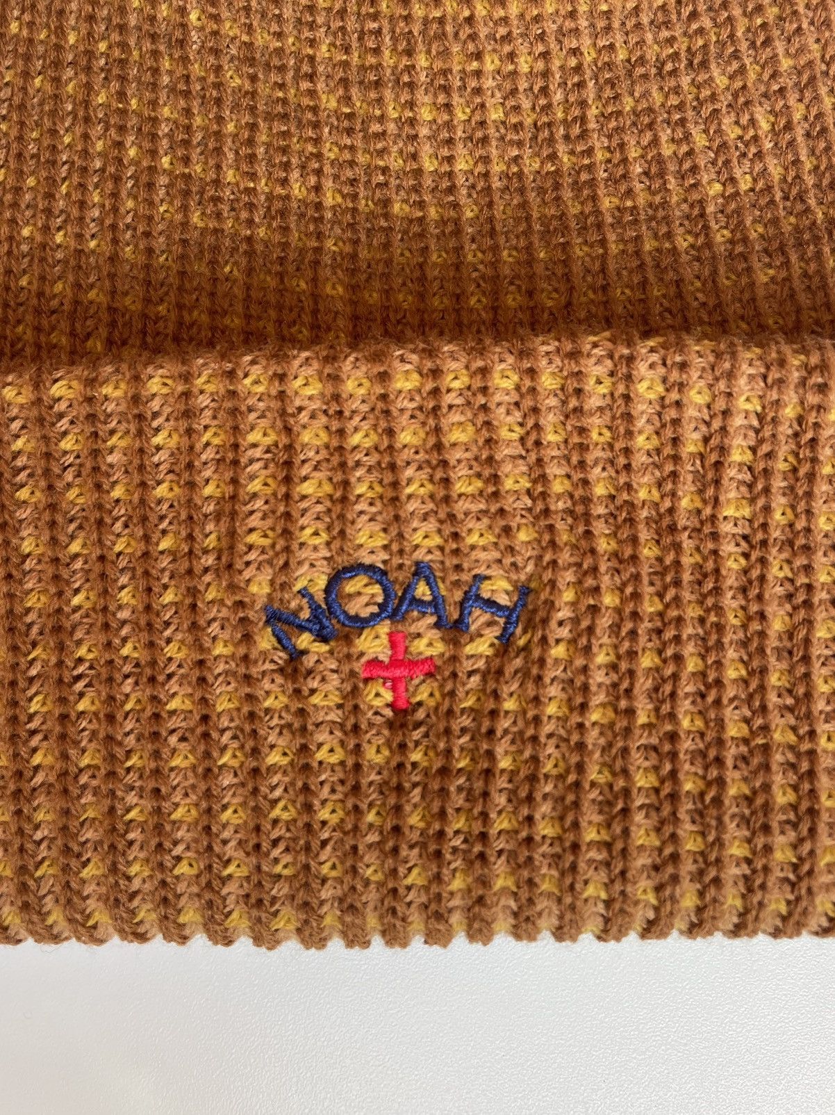 Noah Noah FW21 Tri-Color Beanie BROWN Size ONE SIZE - 2 Thumbnail