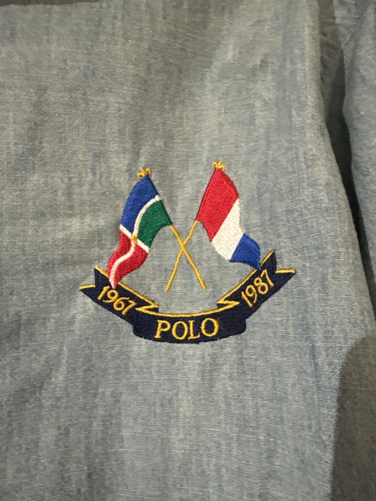 Polo Ralph Lauren Polo Ralph Lauren Cross Flags Button Up Shirt Size US L / EU 52-54 / 3 - 1 Thumbnail