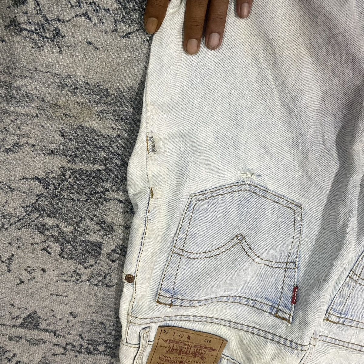 Levi's × Vintage Vintage 90s Levis 515 Light Washed Denim Jeans Size US 29 - 8 Thumbnail