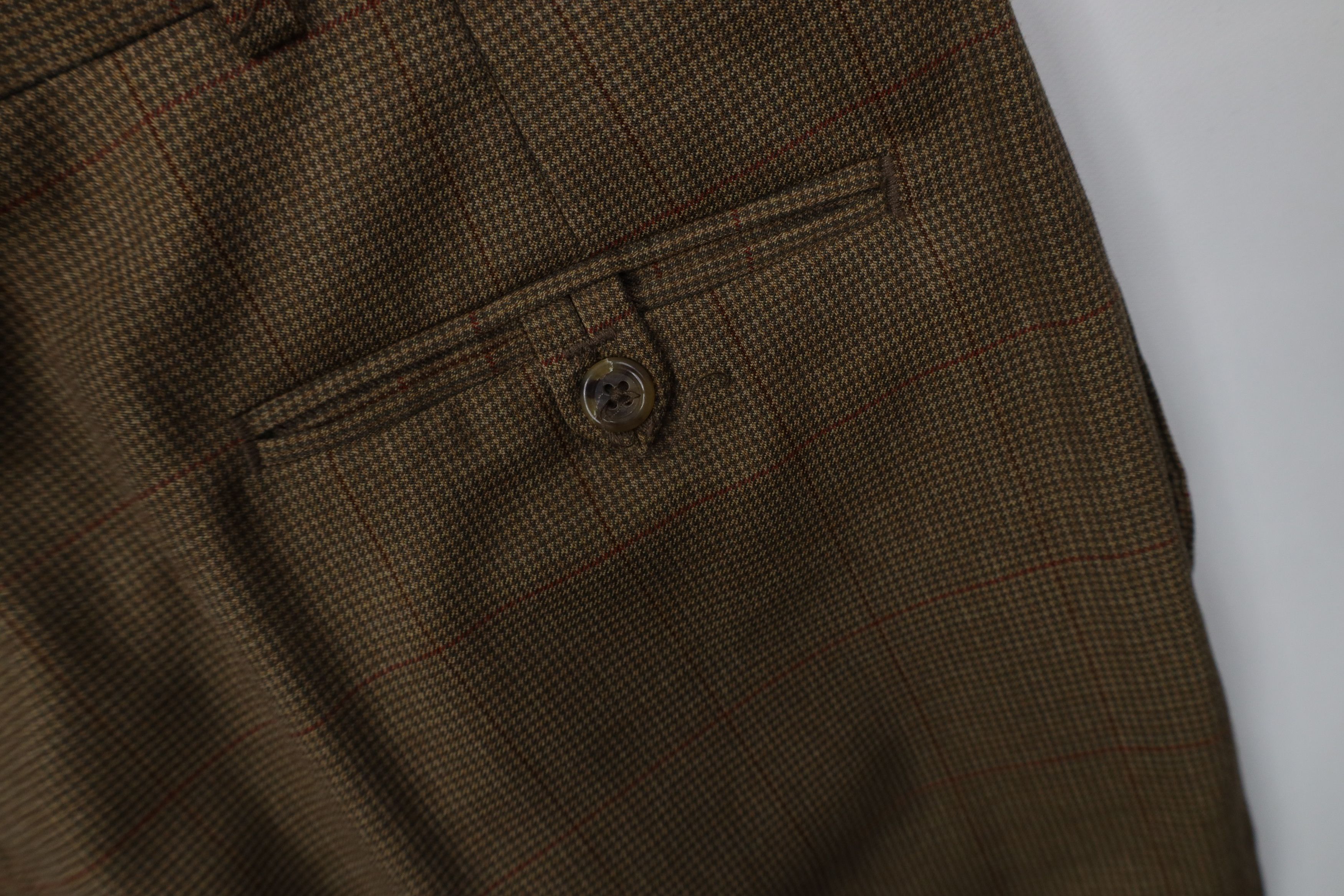 Tommy Hilfiger Vintage 90s Tommy Hilfiger Wool Knit Wide Leg Chino Pants Size US 36 / EU 52 - 15 Thumbnail