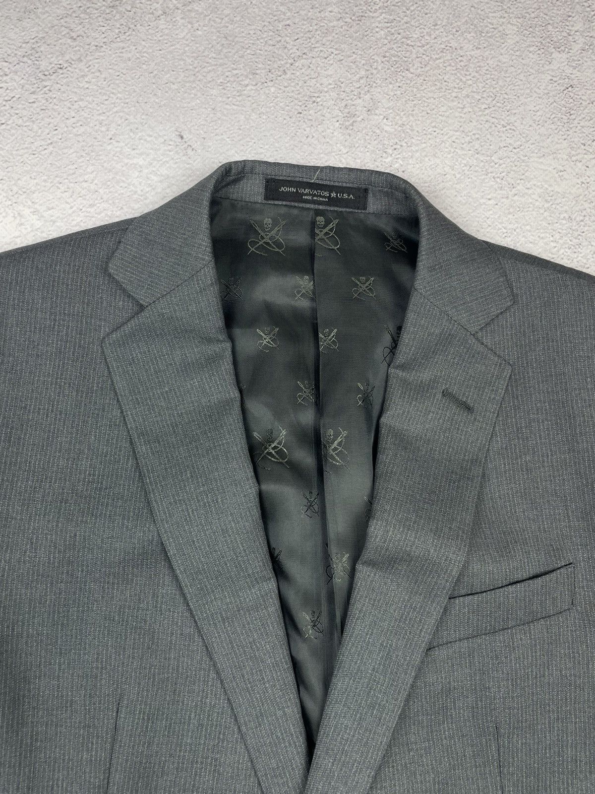 John Varvatos John Varvatos U.S.A. Mens Wool Blazer Jacket Size 40S/33S Size 40S - 5 Thumbnail