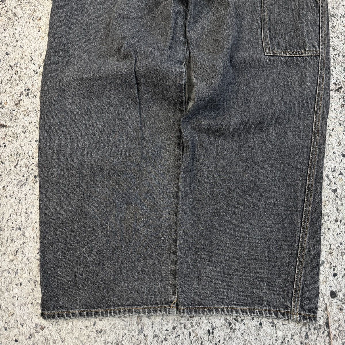 Vintage 90s Waza USA Baggy Wide Leg Skater Carpenter Denim Jeans Size US 32 / EU 48 - 9 Thumbnail