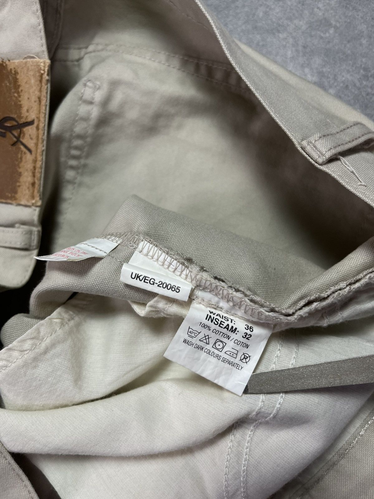 Yves Saint Laurent Yves Saint Laurent Y Pocket Logo Pants 36 YSL Size US 36 / EU 52 - 9 Thumbnail