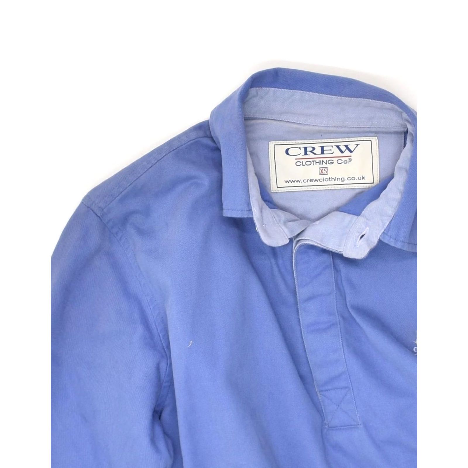 Vintage CREW Mens Pullover Shirt Blue Cotton XS Size US XS / EU 42 / 0 - 3 Thumbnail