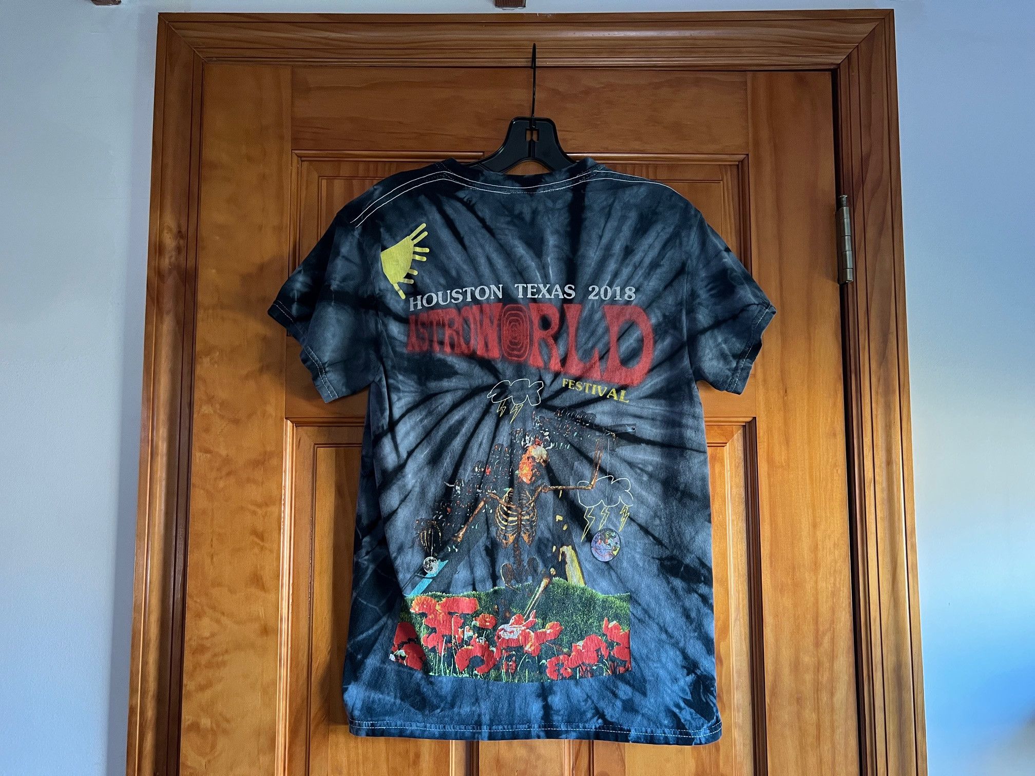 Travis Scott Travis Scott Astroworld Festival 2018 Tye-Dye T-Shirt Size US S / EU 44-46 / 1 - 2 Thumbnail