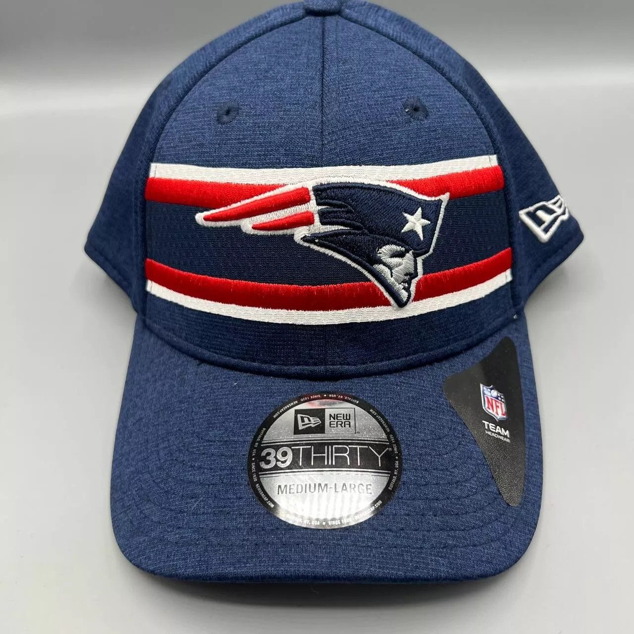 New Era New England Patriots Hat Men 39Thirty Stretch Fitted Cap New Size ONE SIZE - 1 Thumbnail