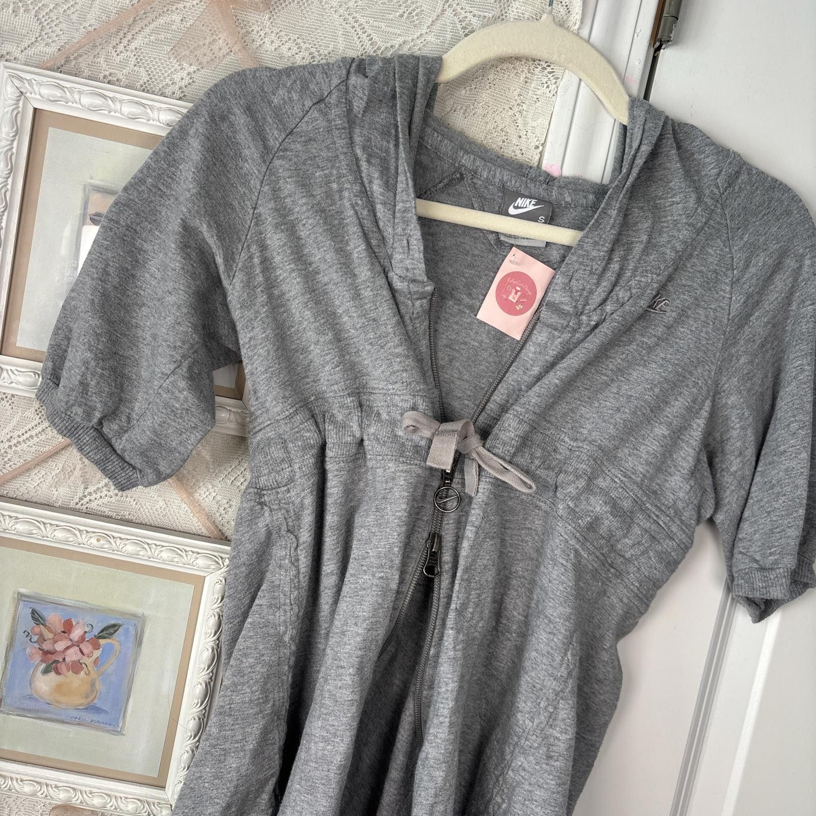 Nike vintage nike babydoll zip up hoodie Size S / US 4 / IT 40 - 2 Thumbnail