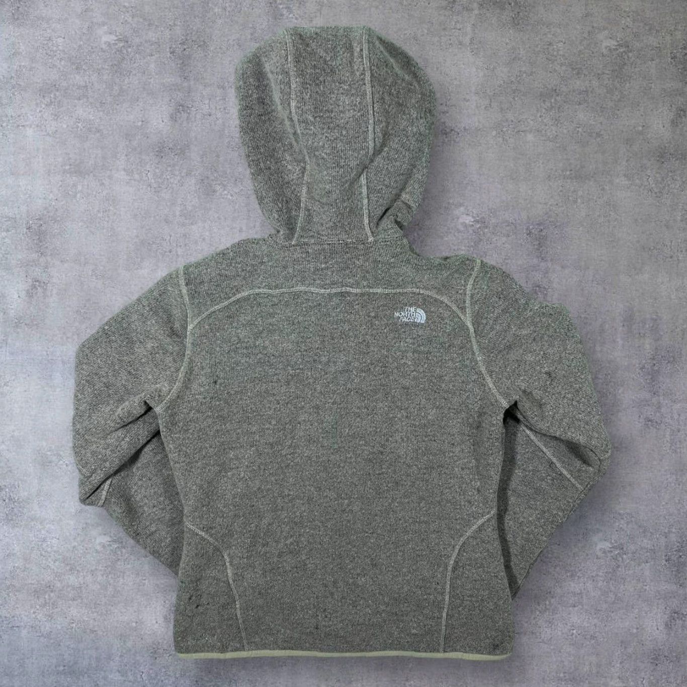 The North Face The North Face TNF Orange Fleece Lined Zip Grey Hoodie Top Women Medium Hoodie Womens Grey 90s? Size M / US 6-8 / IT 42-44 - 3 Thumbnail