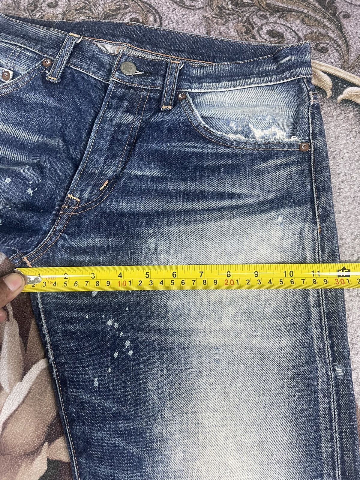 Japanese Brand RNA Native Jeans Distressed Streetwear Size US 31 - 12 Thumbnail