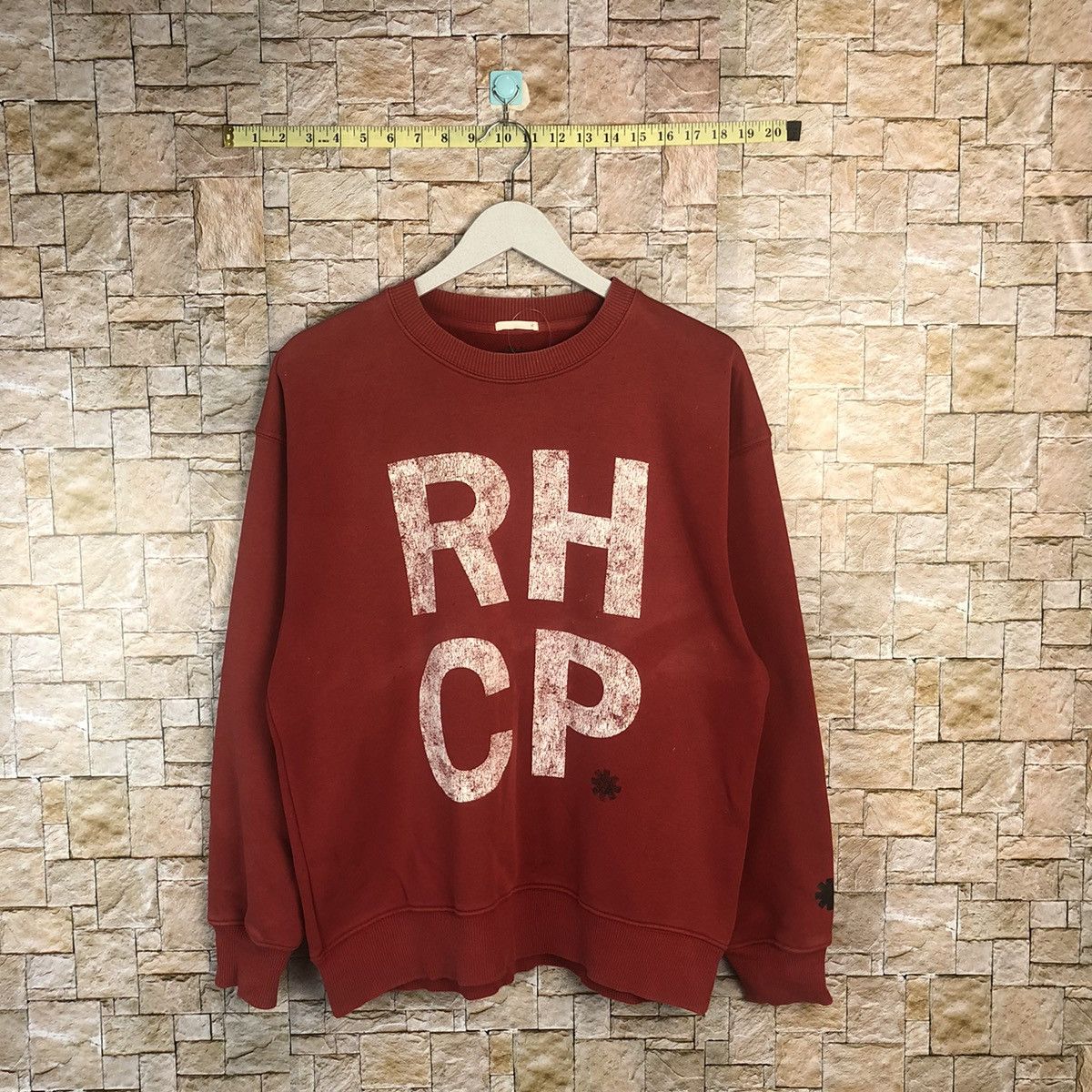 Band Tees GU Red Hot Chilli Peppers Red Sweatshirt #A10 Size US M / EU 48-50 / 2 - 1 Thumbnail