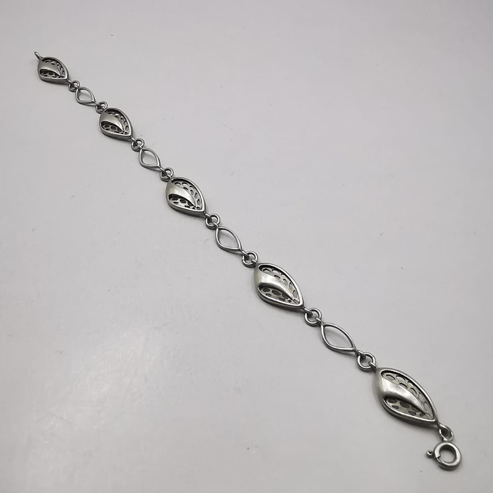 Vintage Vintage Bracelet Jewelry,925 Sterling Silver,Handmade 6,11g Size ONE SIZE - 2 Thumbnail