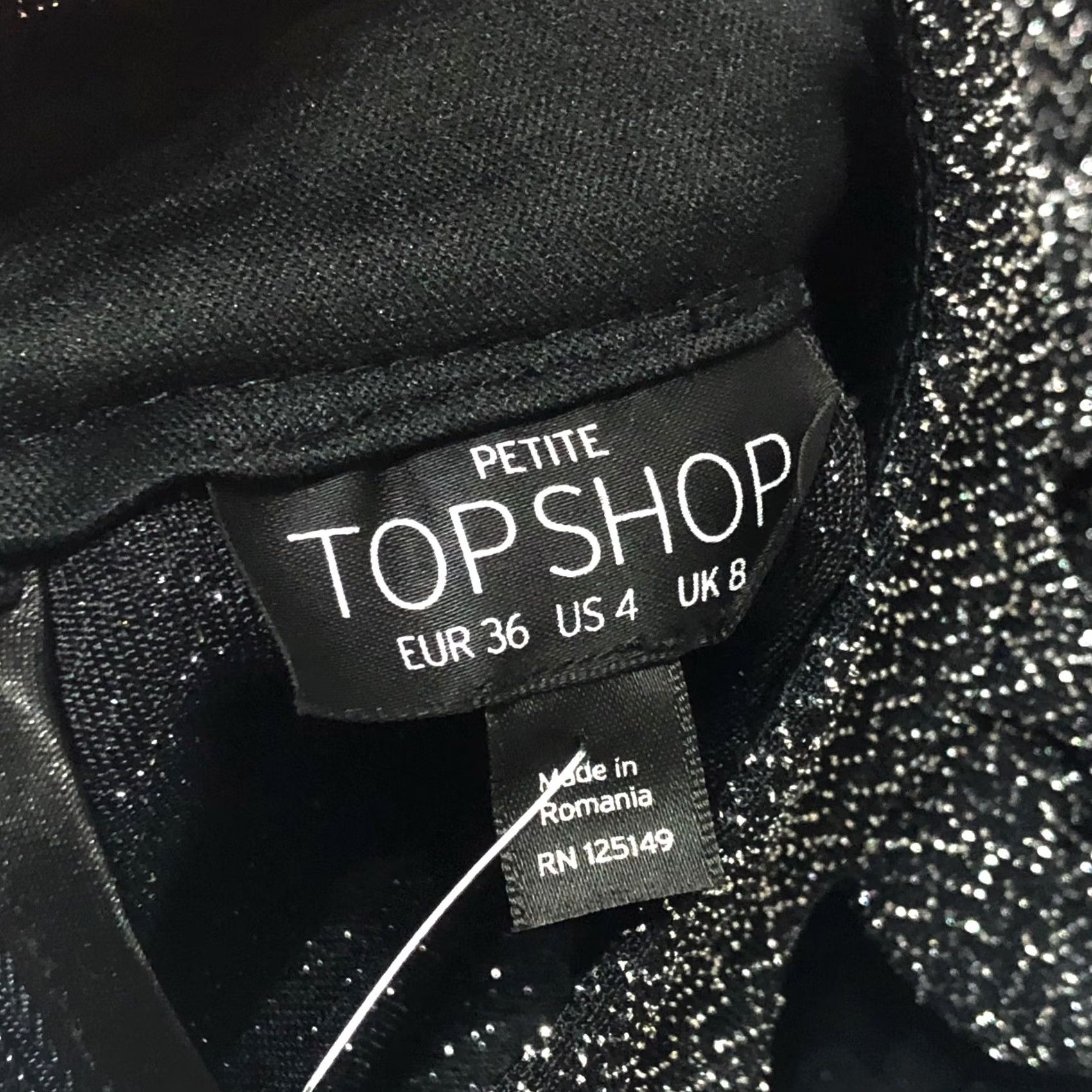 Topshop Topshop Romper Playsuit Petite UK 8 Women’s BNWT Black Mix Sleeveless Zip One-Piece Casual Size 30" / US 8 / IT 44 - 6 Thumbnail