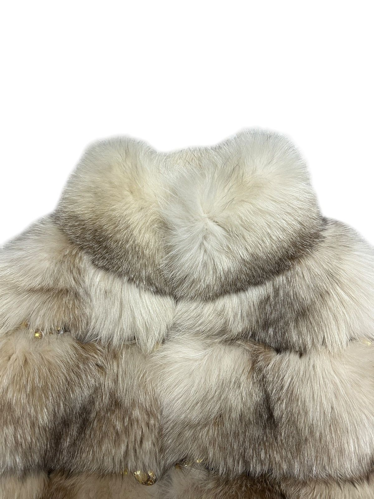 Dsquared2 F/W 14 Embellished Arctic Fox Fur Jacket Size S / US 4 / IT 40 - 4 Thumbnail
