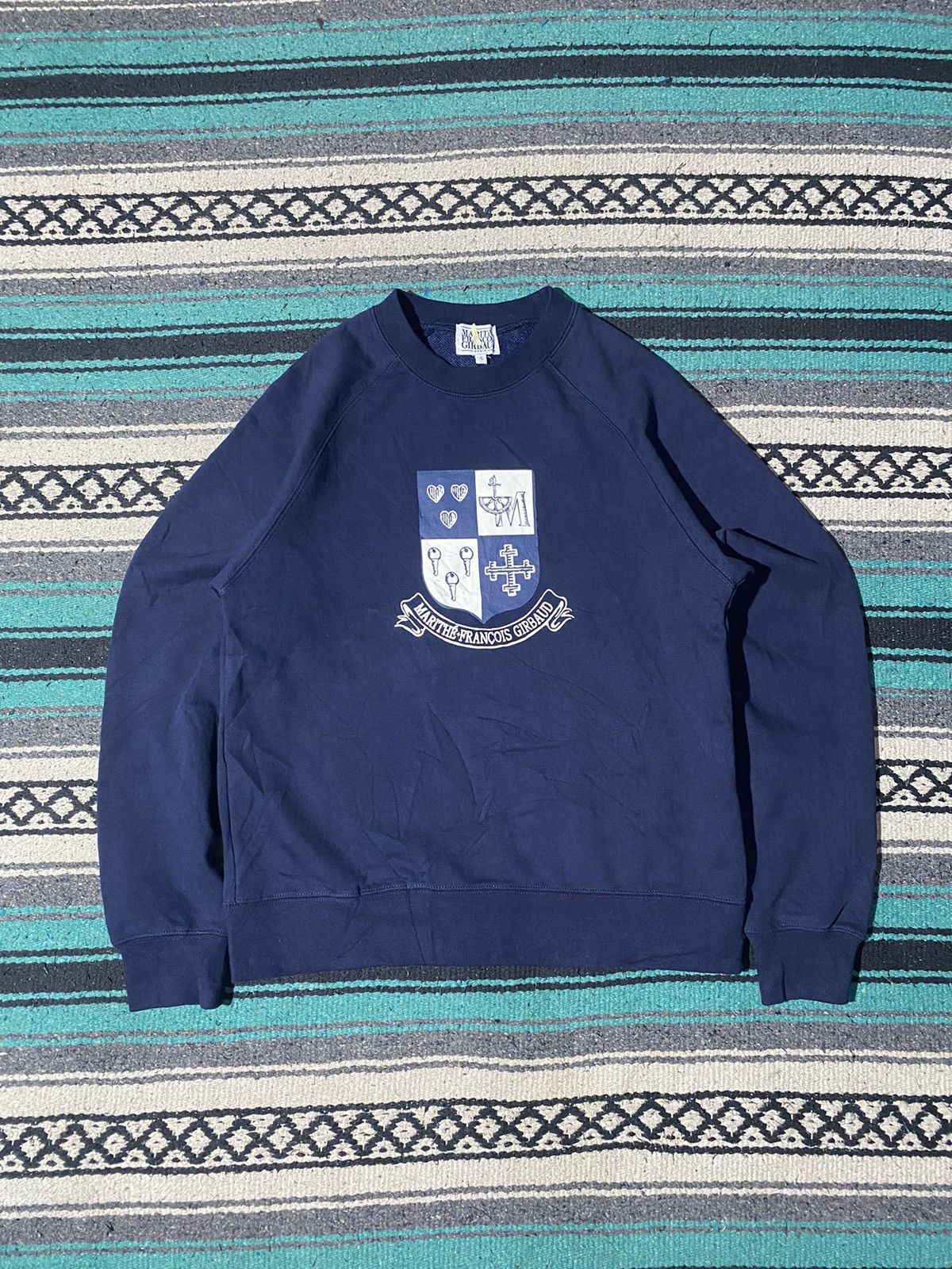 Marithe + Francois Girbaud 2000s Marithe Francois Girbaud - Blue Sweatshirt Small Size US S / EU 44-46 / 1 - 2 Thumbnail