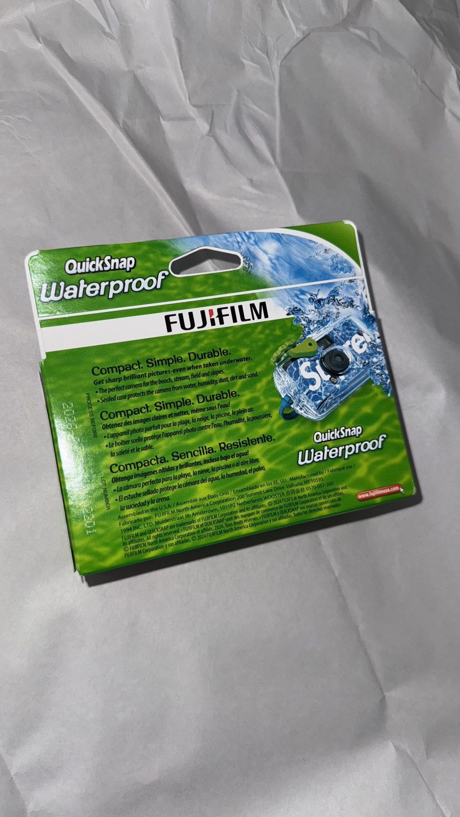 Supreme Supreme FujiFilm Waterproof Camera Size ONE SIZE - 2 Thumbnail