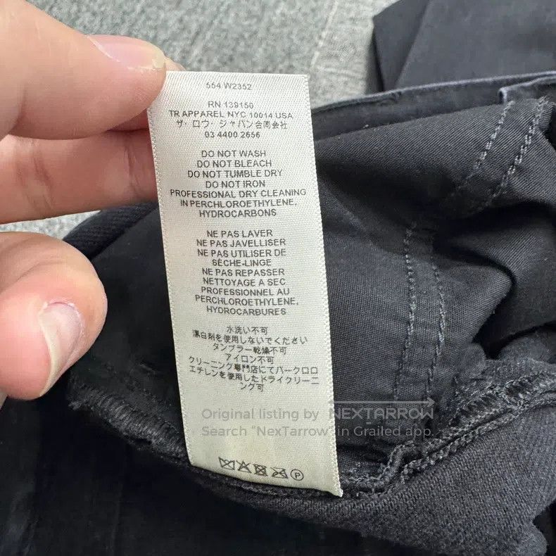 The Row The Row size 34 Black Jeans Size US 34 / EU 50 - 4 Thumbnail