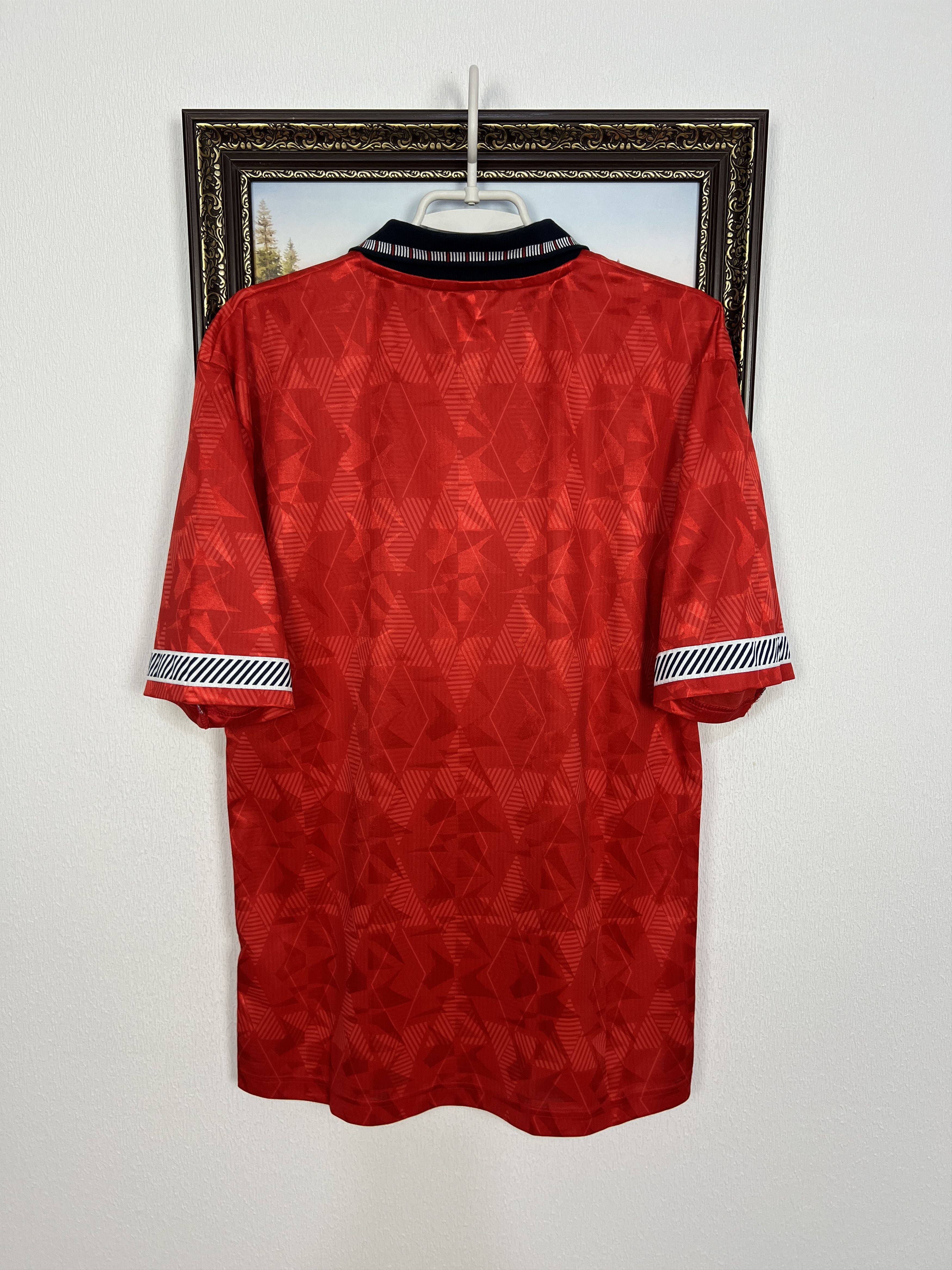 Vintage England Retro Replicas football shirt Soccer Jersey Trikot Size US L / EU 52-54 / 3 - 8 Thumbnail