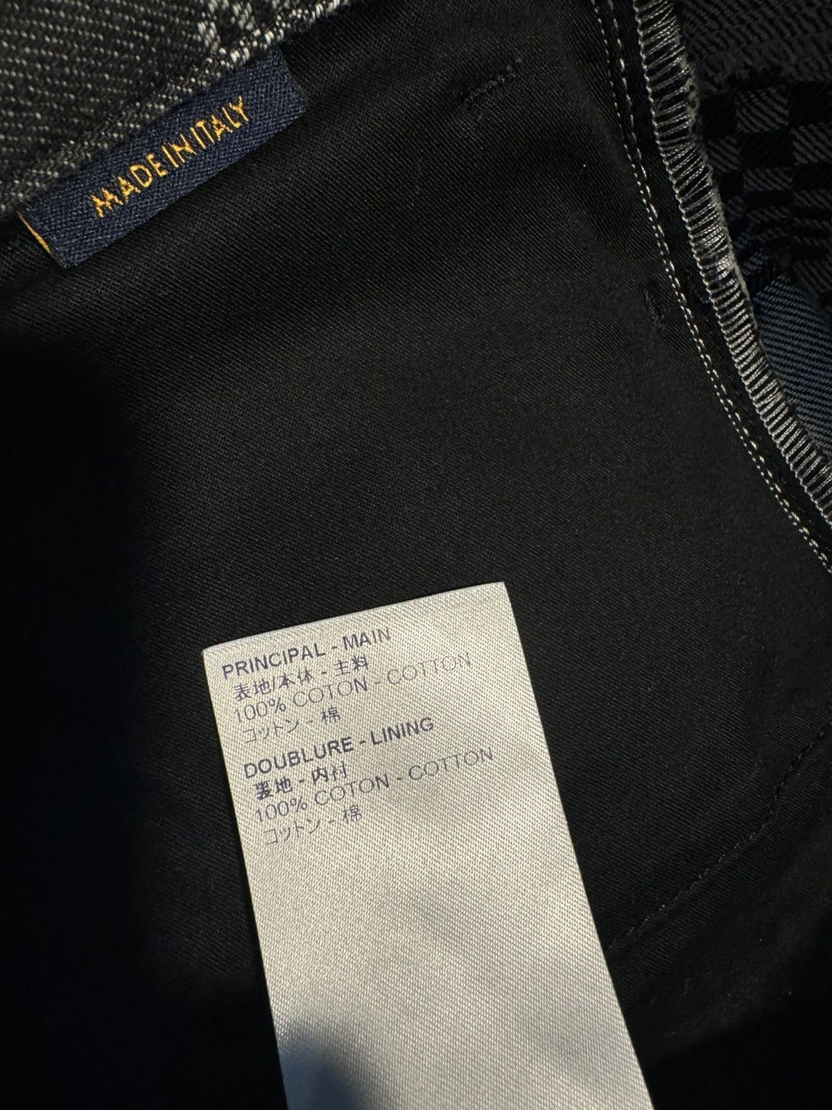 Louis Vuitton Louis Vuitton Checkered Denim Size US 30 / EU 46 - 7 Thumbnail