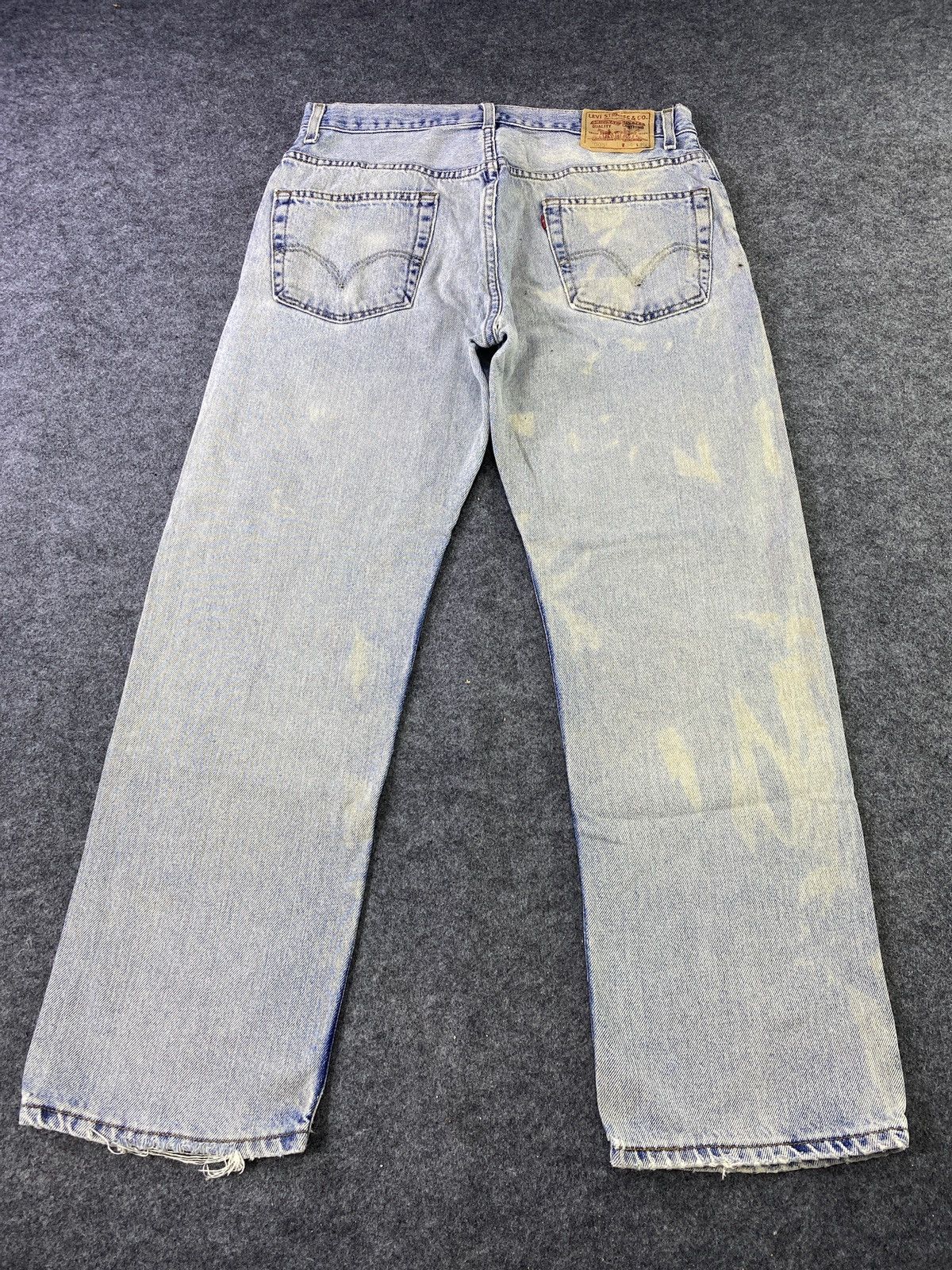 Jean × Levi's × Vintage VINTAGE LEVIS 505 BLUE WASH JEANS - J894 Size US 34 / EU 50 - 4 Thumbnail