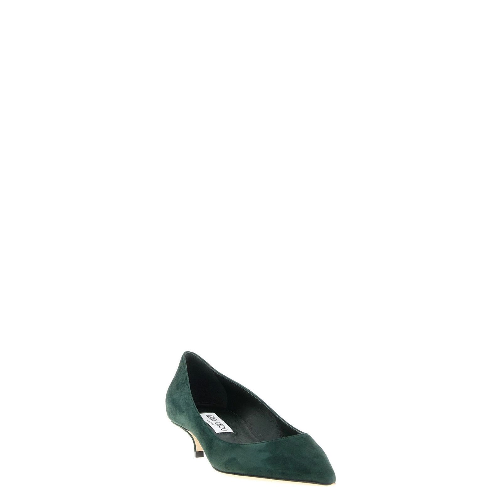 JIMMY CHOO Amelia 35mm Green Suede Pumps New (Women's size:7