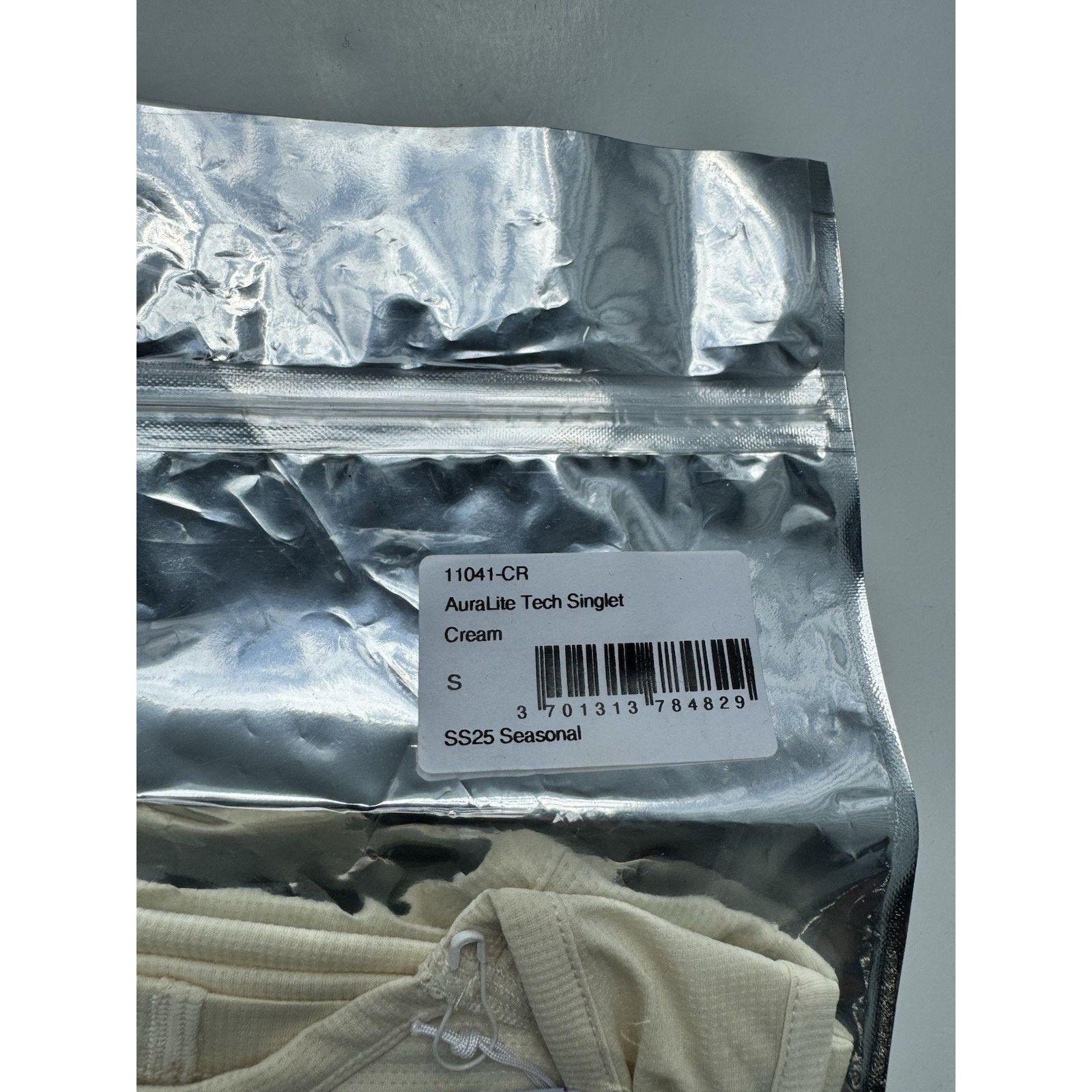 Satisfy SATISFY RUNNING AuraLite Tech Singlet Cream Small Size US S / EU 44-46 / 1 - 5 Thumbnail