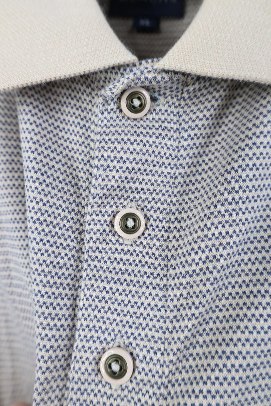 Vintage Vintage 90s Y2K Pebble Beach Zig Zag Knit Golf Polo Shirt Size US XL / EU 56 / 4 - 4 Thumbnail