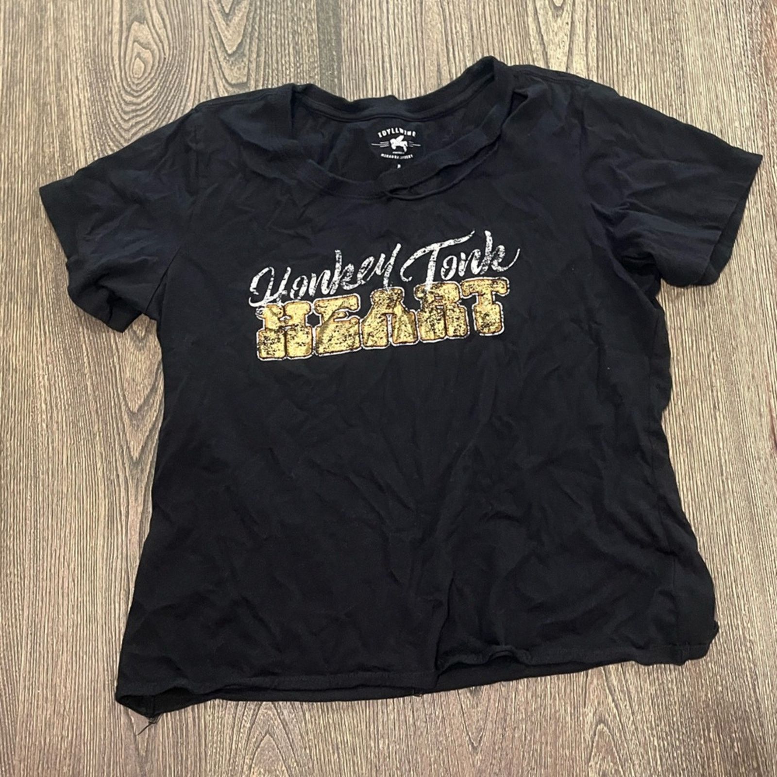 Vintage Miranda Lambert x Idyllwind Honky Tonk HEART Print T-Shirt M Size M / US 6-8 / IT 42-44 - 1 Thumbnail