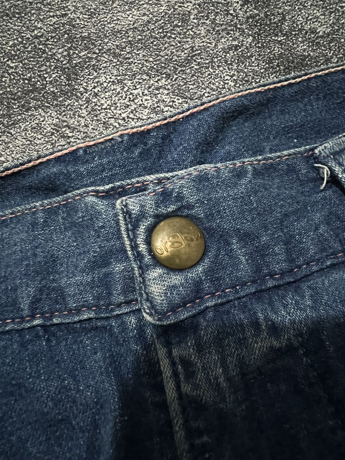 Orslow Orslow Denim Midi Skirt Buckle Back Size 29" - 7 Thumbnail