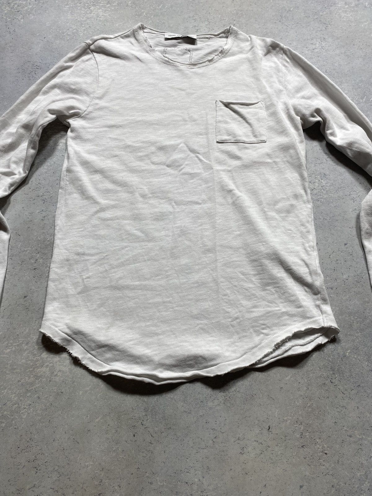 Thom Krom Young Poets Society white distressed sweater Size US S / EU 44-46 / 1 - 3 Thumbnail