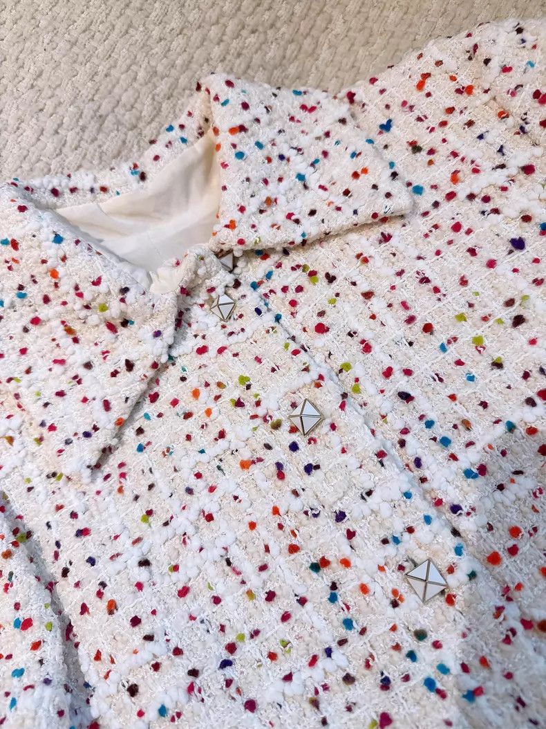 Valentino Valentino Colorful tweed dress Size S / US 4 / IT 40 - 4 Thumbnail