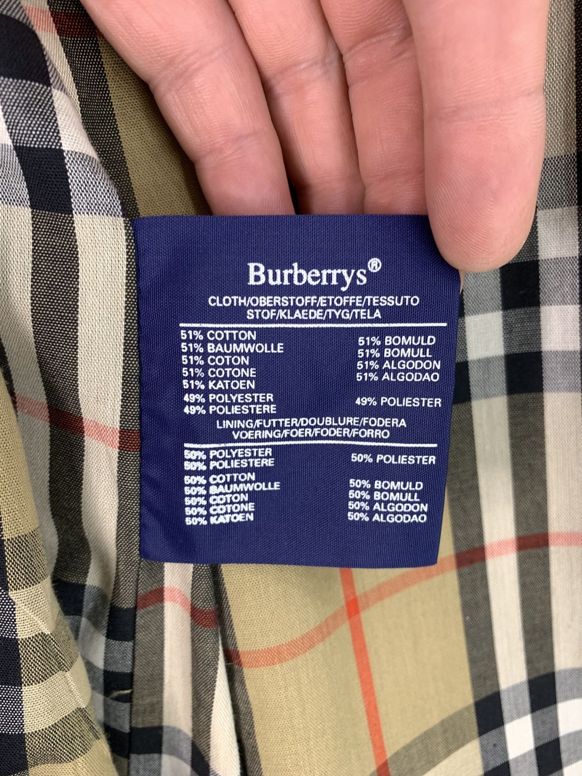 Burberry × Vintage Burberry Vintage Beige Trench Coat M/L Size Size US M / EU 48-50 / 2 - 20 Thumbnail