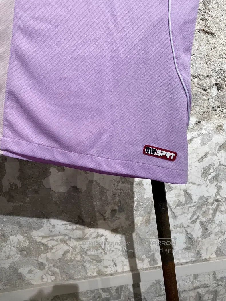 Martine Rose Martine Rose Pink and purple double jersey short-sleeved T Size US XS / EU 42 / 0 - 7 Thumbnail