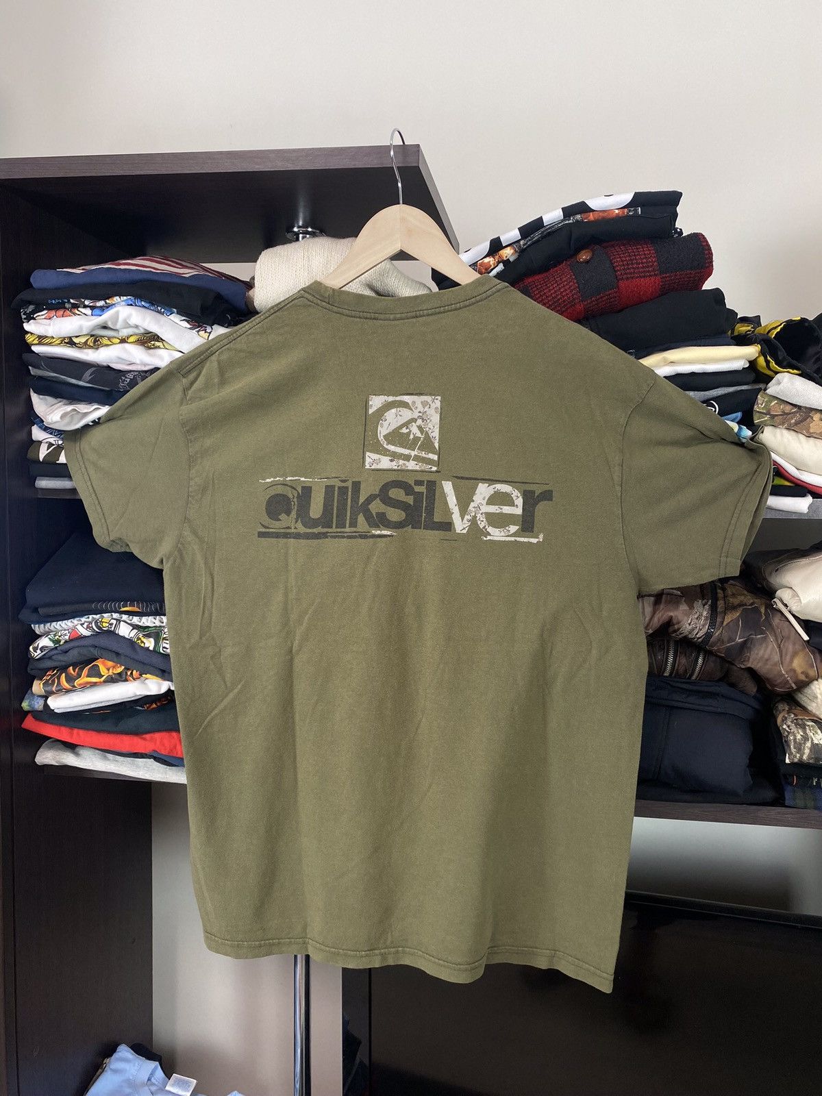Quiksilver × Vintage Vintage Quiksilver Big Logo TEE Size US L / EU 52-54 / 3 - 1 Thumbnail