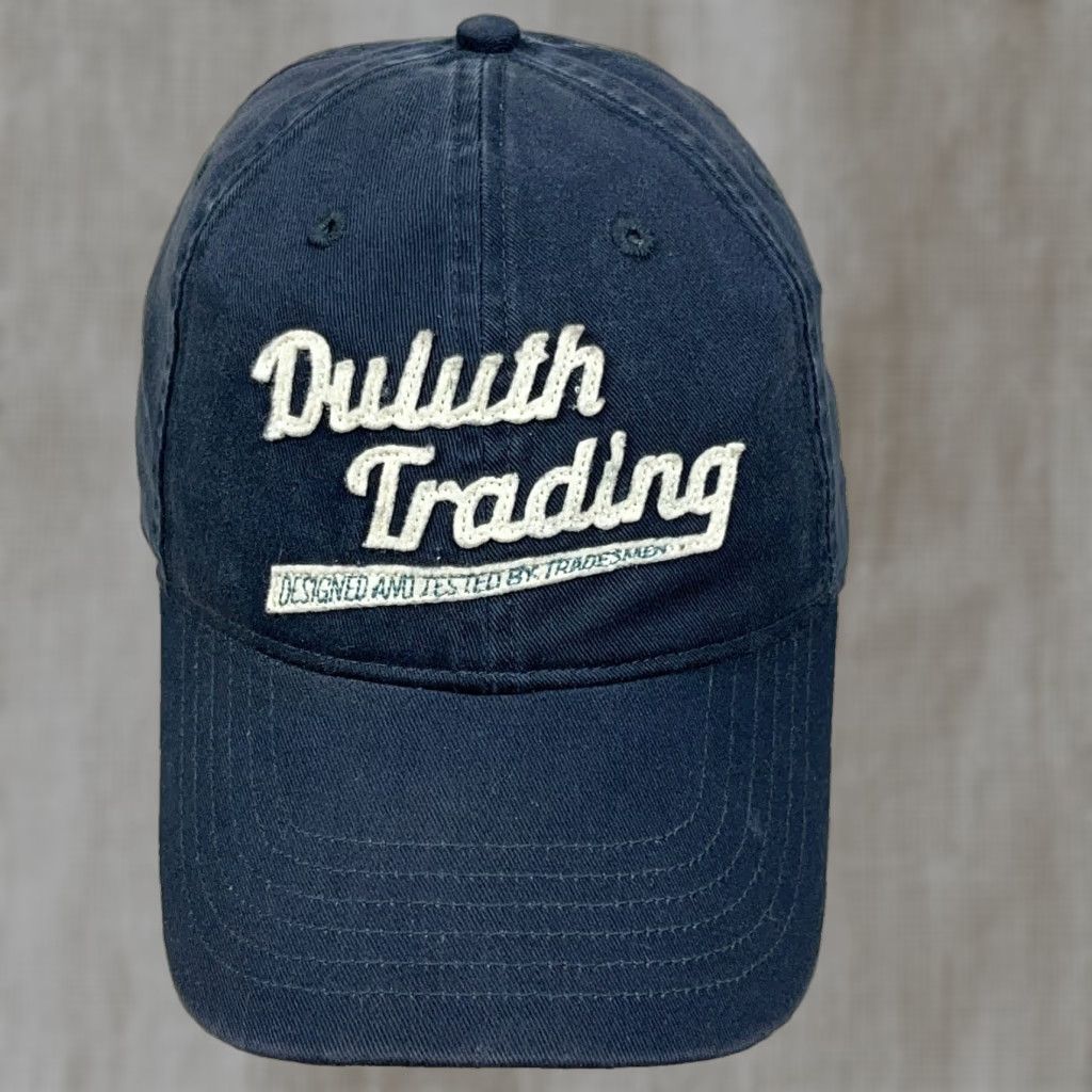 Vintage Duluth Baseball Cap Hat Strap Back Mens Blue Adjustable Work Canvas Cap Casual Outdoor Retro Logo Size ONE SIZE - 1 Thumbnail