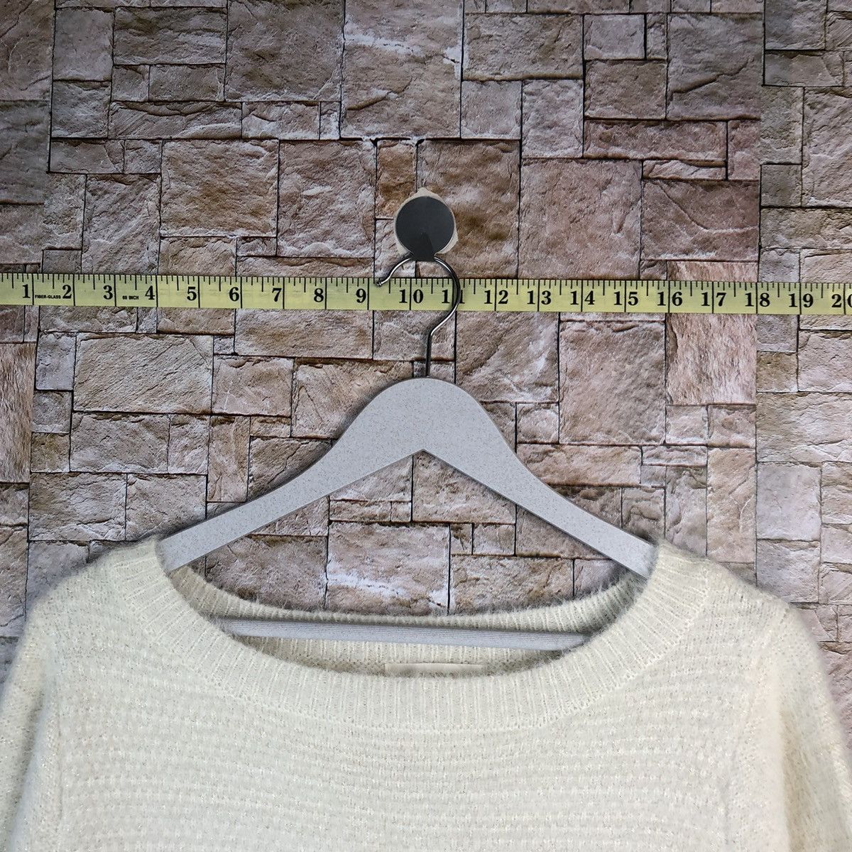 Homespun Knitwear × Japanese Brand Grove vintage White Knitwear #A1100 Size M / US 6-8 / IT 42-44 - 4 Thumbnail